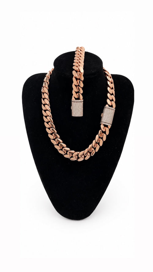 20mm Miami Cuban Diamond Lock Set